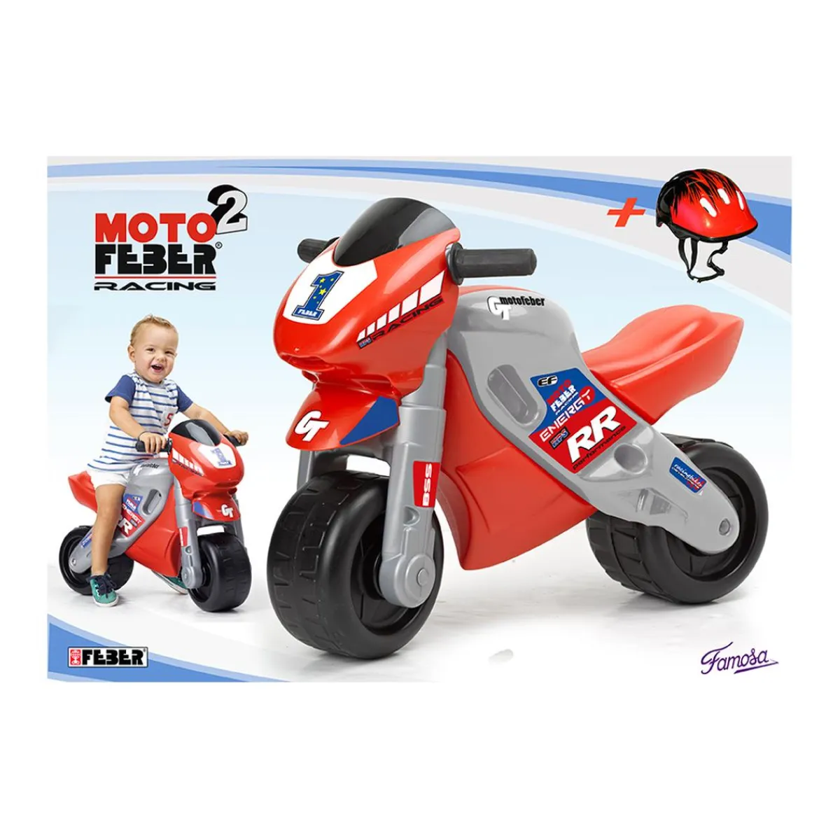 Best - Moto 2 Rojo y Gris (varios modelos) Motos Y Triciclos