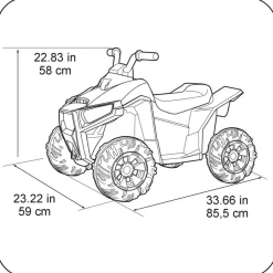 Clearance - Quad Boxer 12V Vehículos De Batería O A Pedales