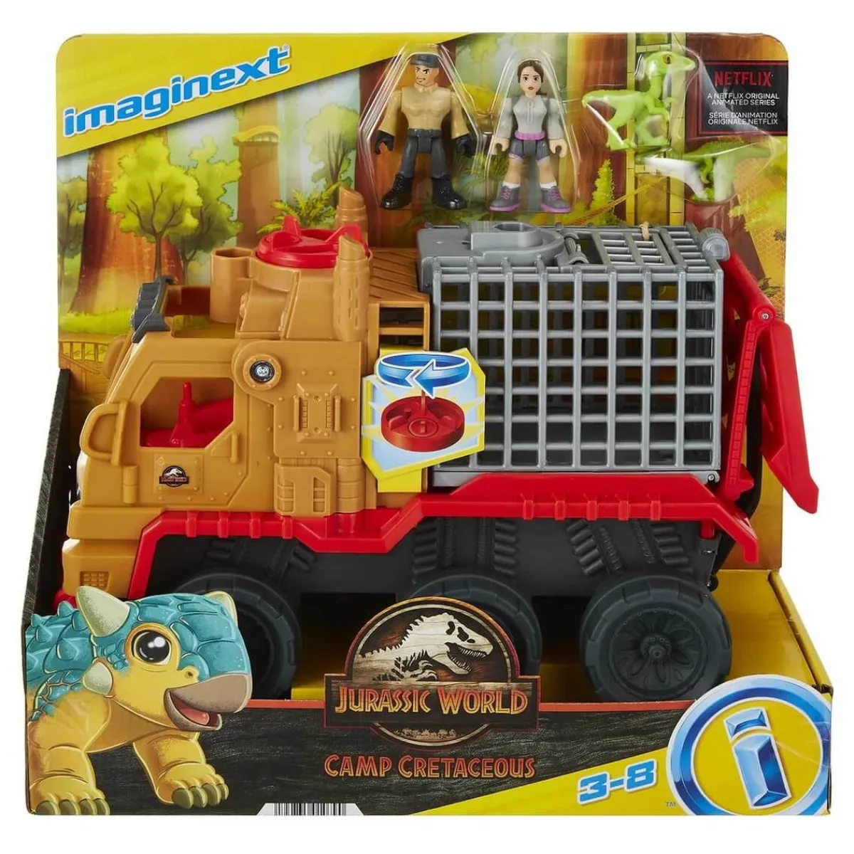 Outlet Fisher Price - - Camión Jurassic World Coleccionables Y Mini Mundos