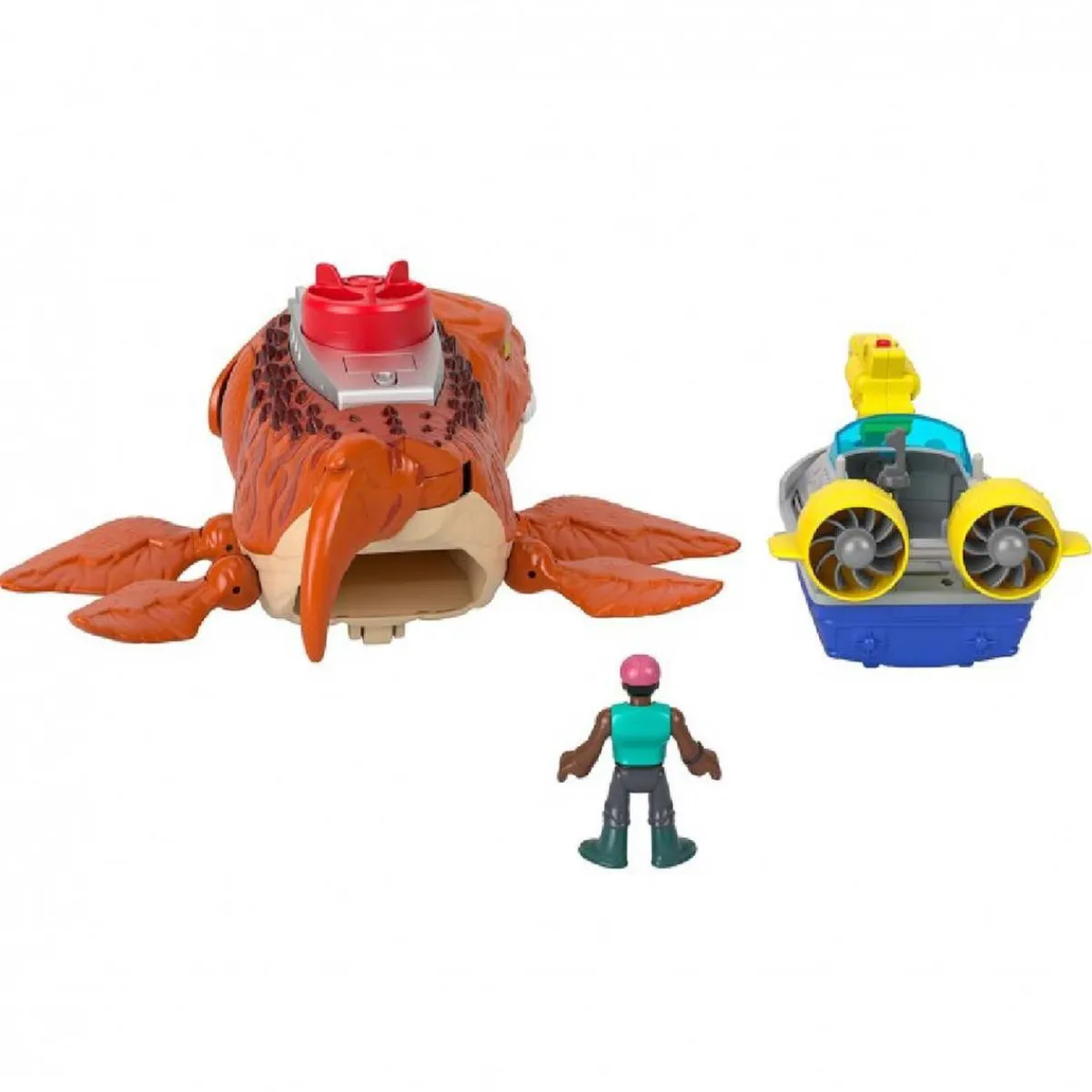 Online Fisher Price Imaginext - Jurassic World - Caza y Atrapa al Mosasaurus Coleccionables Y Mini Mundos