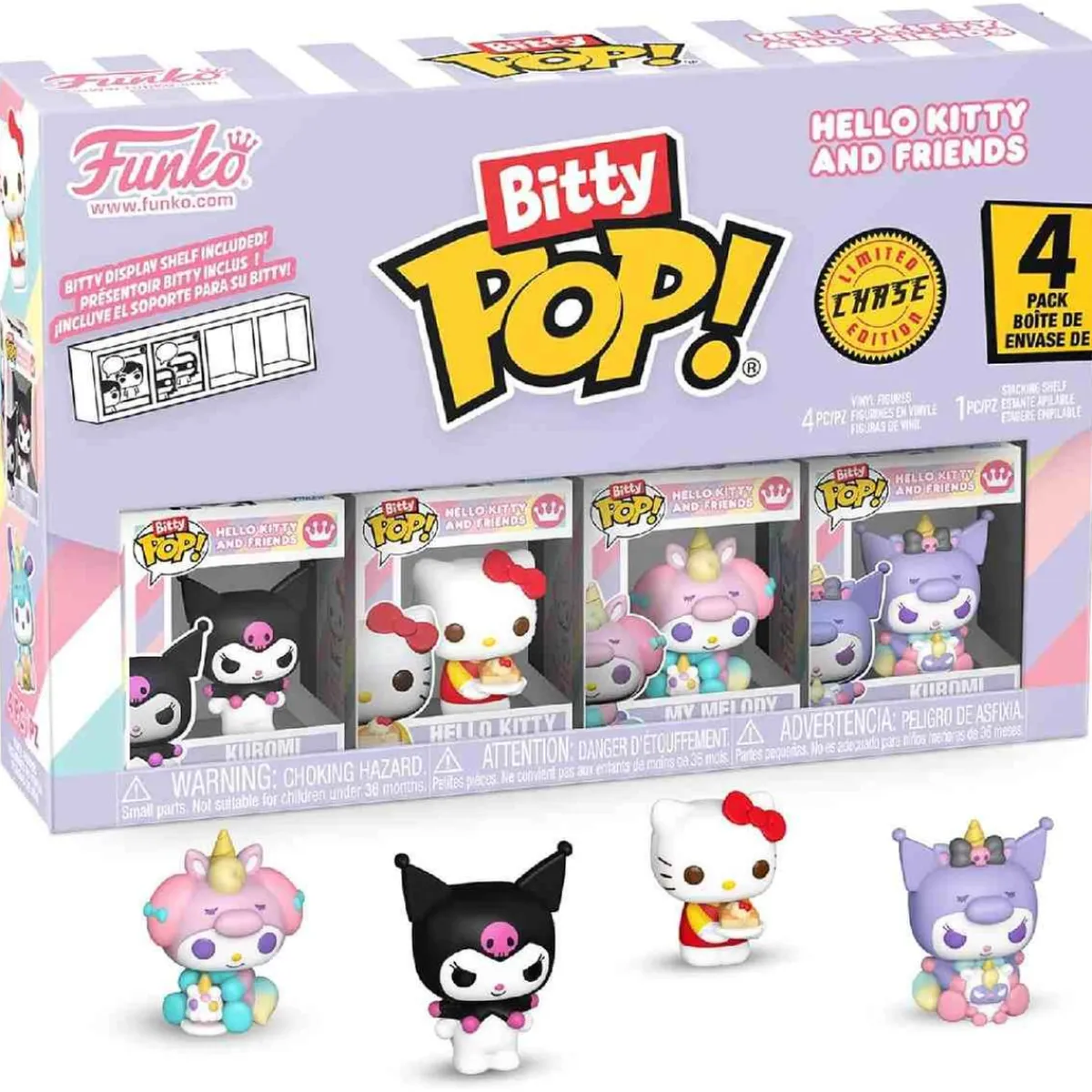 Funko Bitty Pop! - Hello Kitty - Pack 4 figuras (Varios modelos)*FUNKO UK LIMITED