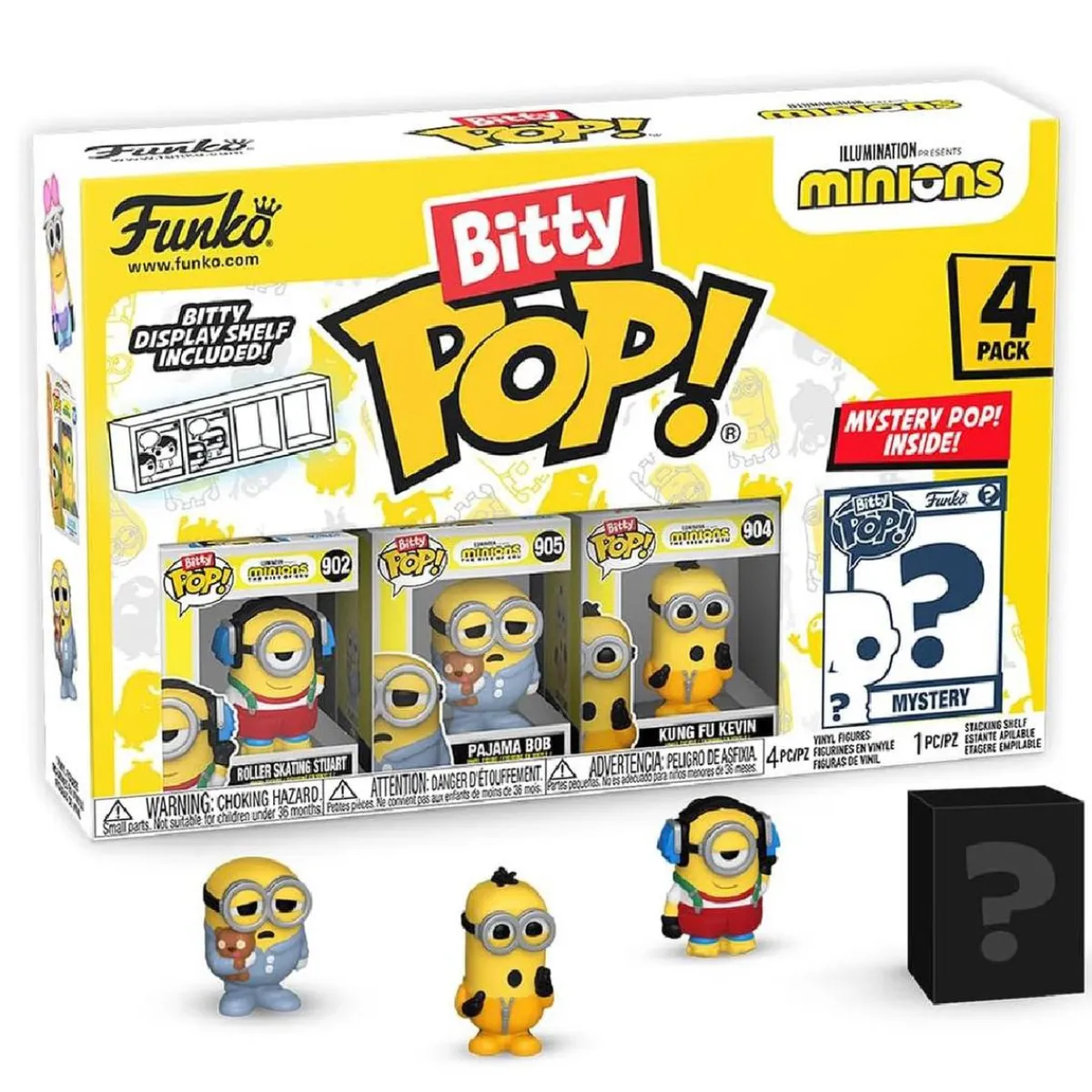 Funko Bitty POP! - Minions - Pack 4 figuras (varios modelos)*FUNKO UK LIMITED Sale