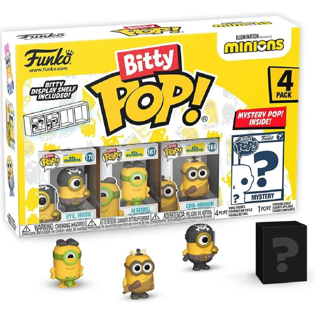 Funko Bitty POP! - Minions - Pack 4 figuras (varios modelos)*FUNKO UK LIMITED Sale
