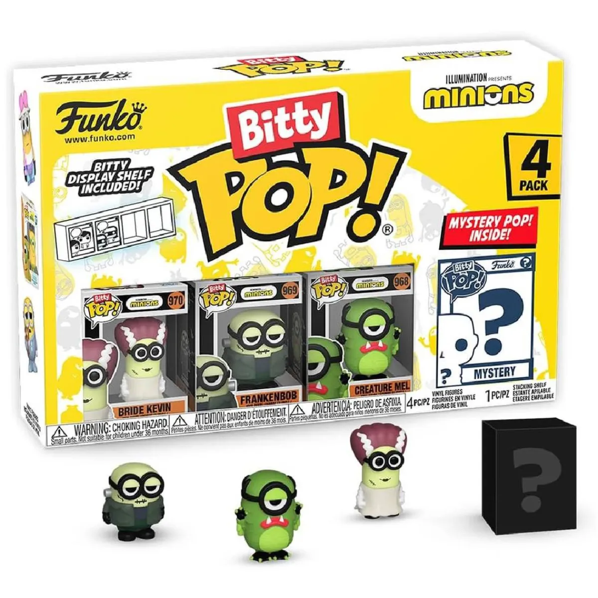 Funko Bitty POP! - Minions - Pack 4 figuras (varios modelos)*FUNKO UK LIMITED Sale