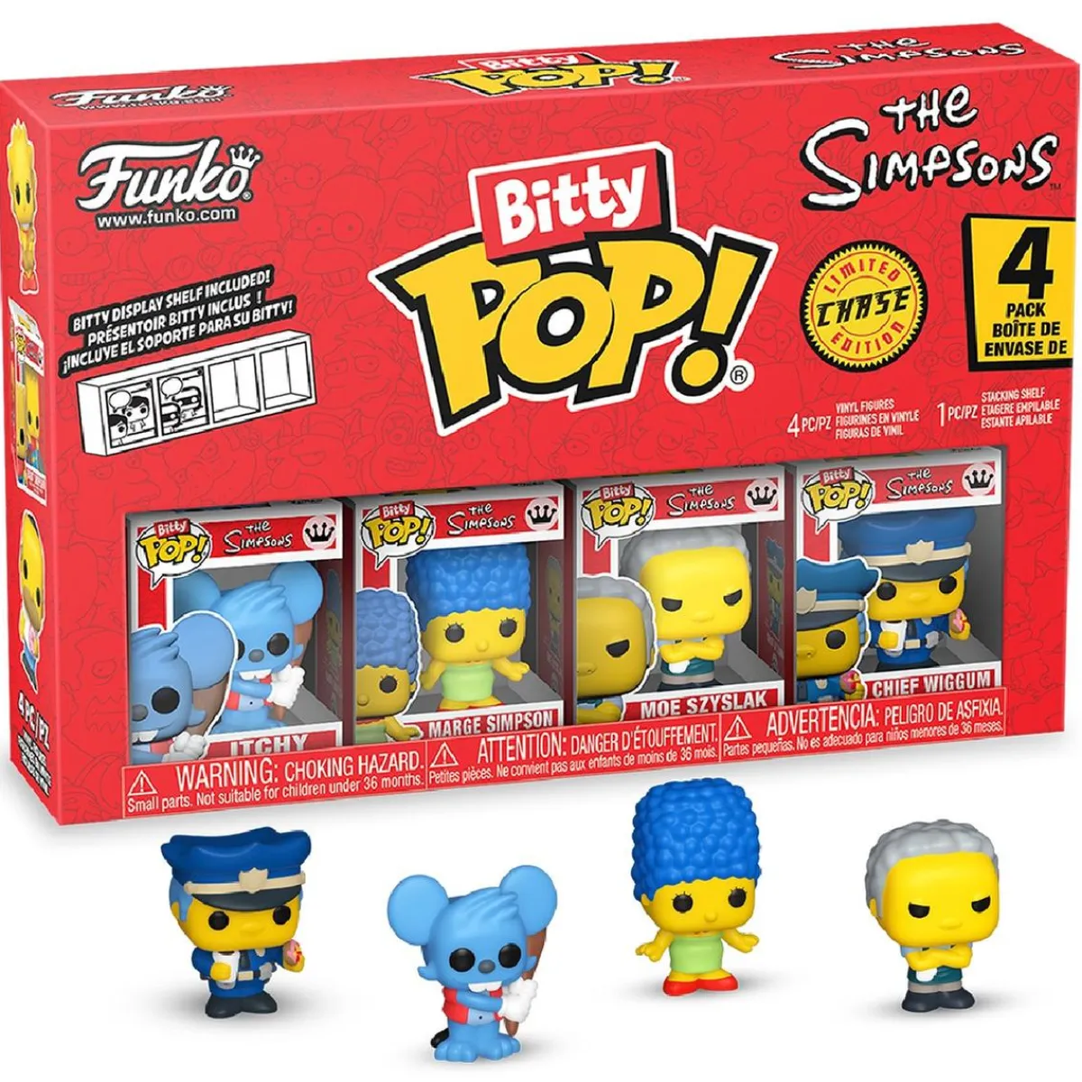 Best Funko Bitty Pop! - The Simpsons - Pack de 4 Figuras (Varios Modelos) Friki Zone