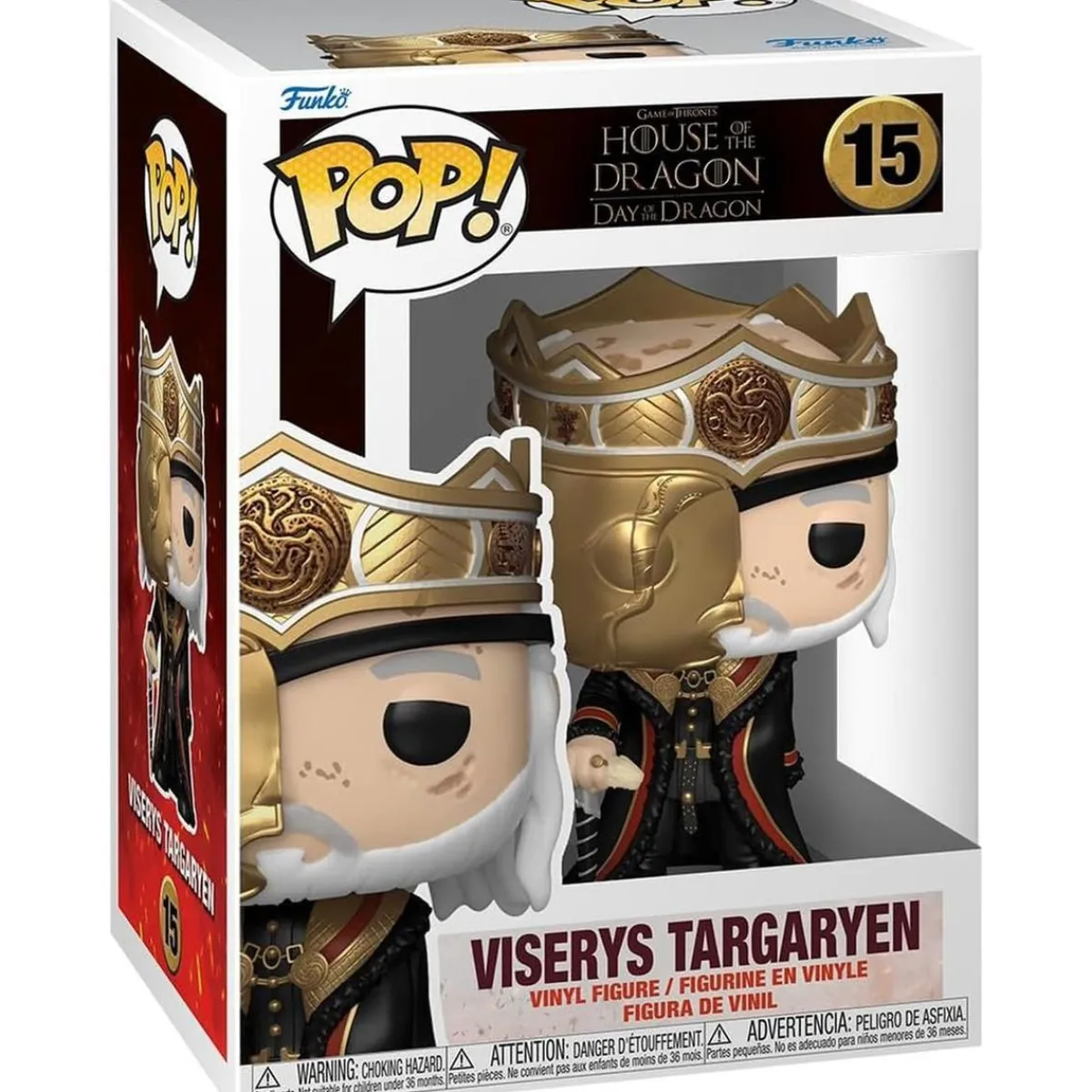 Clearance Funko Pop! - House of the Dragon - Viserys Targaryen Friki Zone