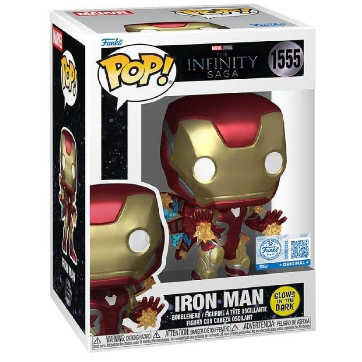 Sale Funko Pop! - The Infinity Saga - Iron Man (Glow in the dark) Friki Zone