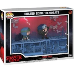 Funko Pop! Moment - Stranger Things - Dustin / Eddie / Demobats*FUNKO UK LIMITED Discount