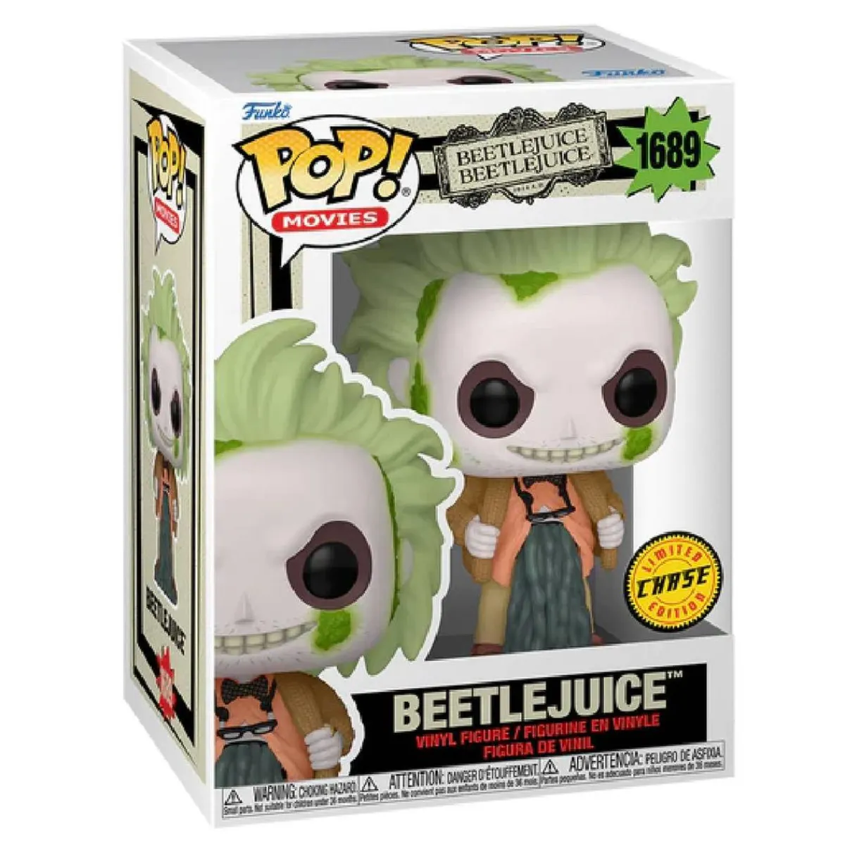 New Funko Pop! Movies - Beetlejuice - Beetlejuice con variante Chase Friki Zone