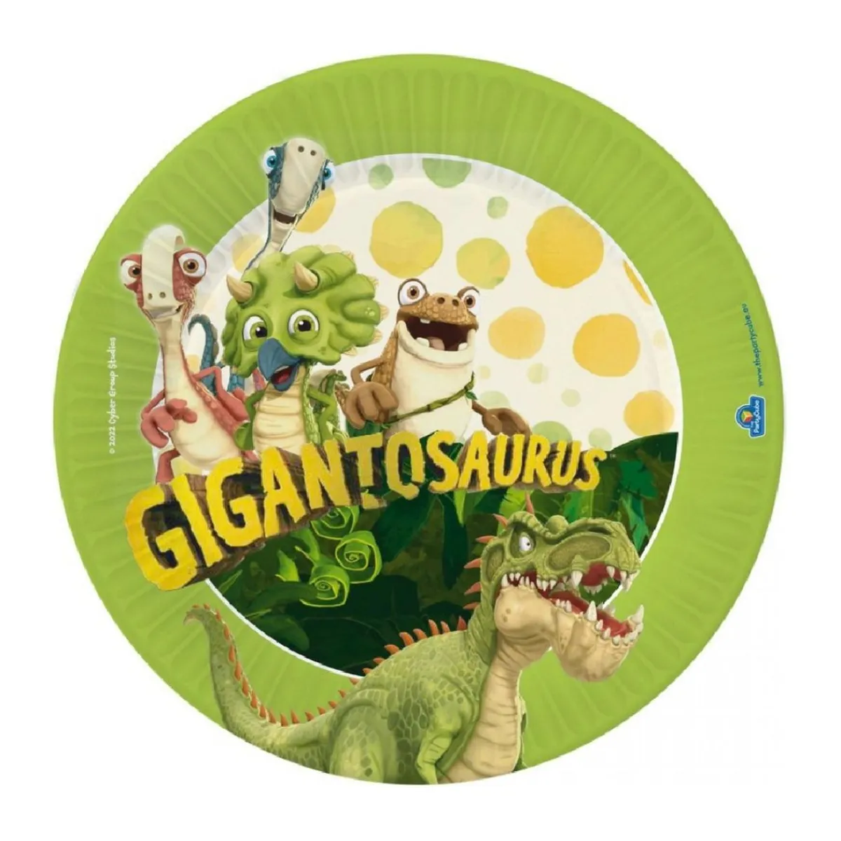 Gigantosaurus - 8 Platos de Cartón 18 cm*TOYS "R" US Outlet