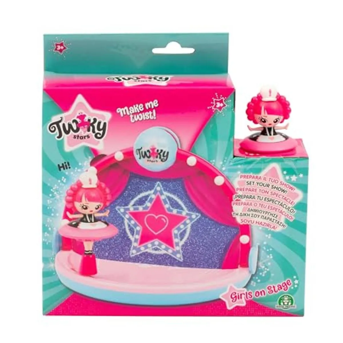 Best Giochi Preziosi - Twiky Peonza bailarina con escenario de danza ㅤ Coleccionables Y Mini Mundos