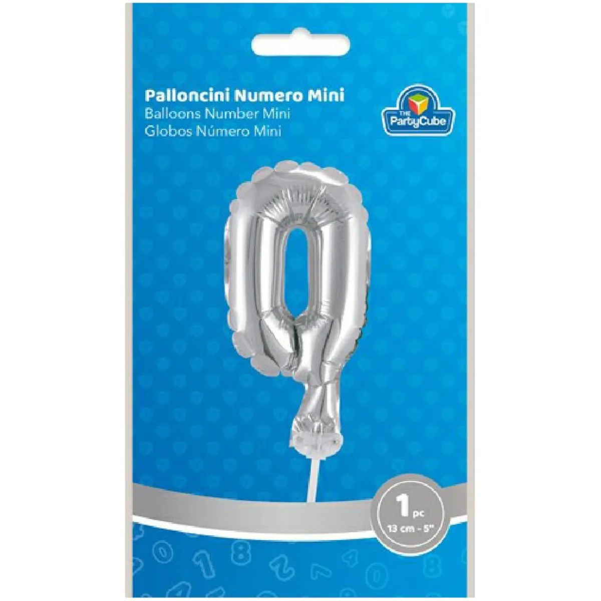 Best Globo aluminio plateado número 0 Artículos De Fiesta Y Regalos