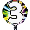 Clearance Globo LED helio número 3 Artículos De Fiesta Y Regalos