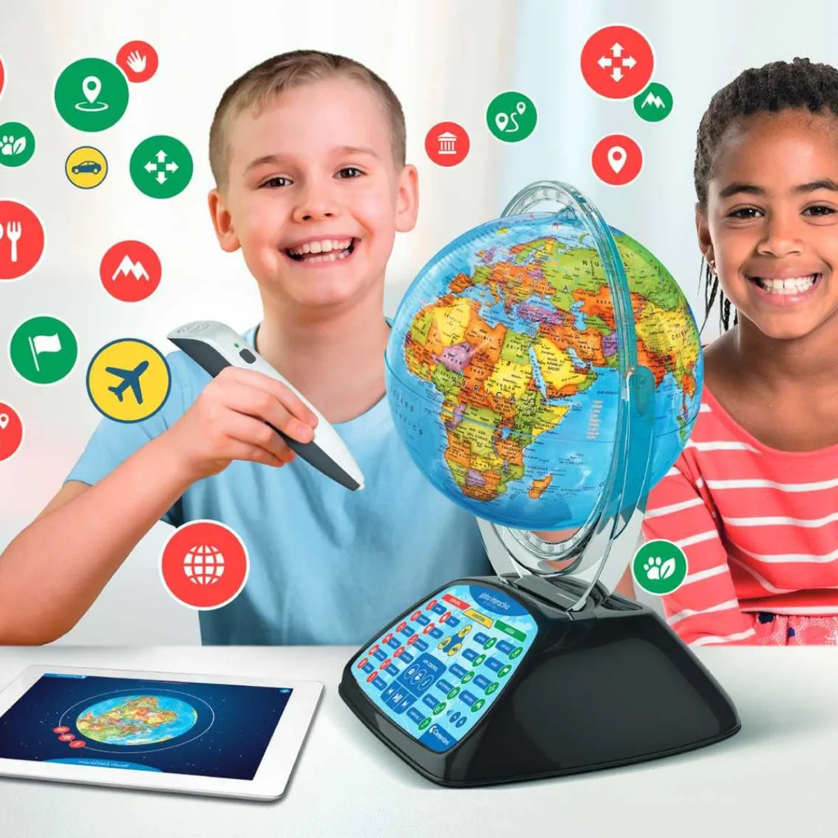 Globo terráqueo Exploramundo digital*CLEMENTONI Clearance