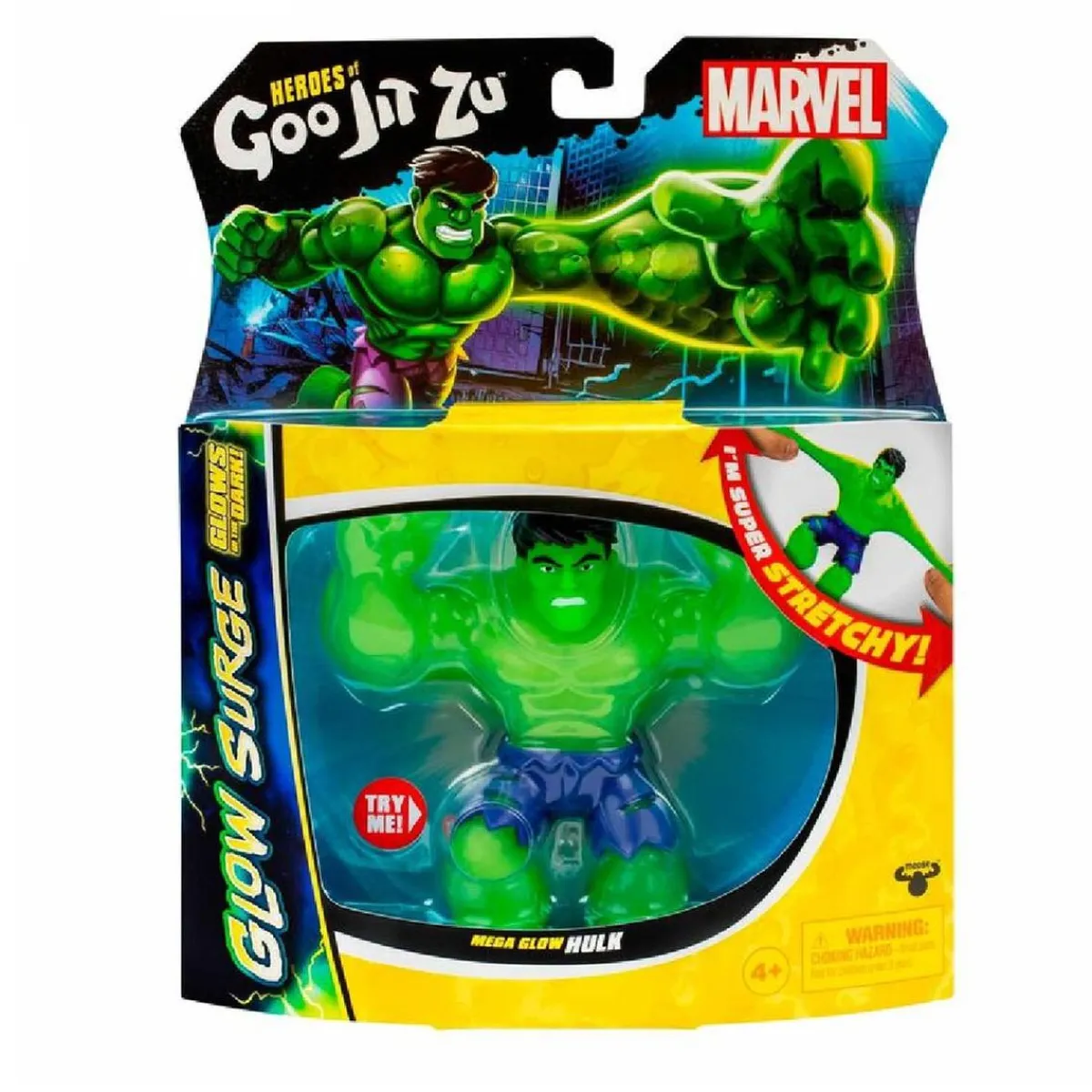Goo Jit Zu - Figura Glow Surge Hulk*BANDAI Sale