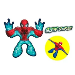 Goo Jit Zu - Figura Glow Surge Spider-man Figuras De Acción