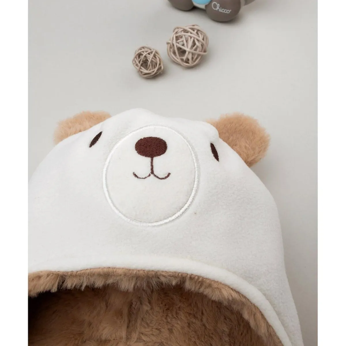 Gorro de forro polar teddy para niño*Prenatal Discount