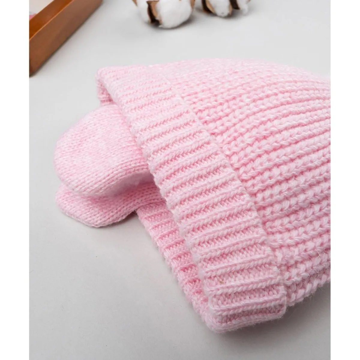 Gorro de lana con pompón Primeras Salidas·Gorros, Viseras Y Manoplas|Recién Nacido·Primeras Salidas