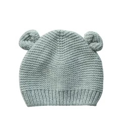 Gorro de punto gris con orejas*Prenatal Best
