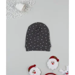 Clearance Gorro niña gris con corazones Primeras Salidas·Gorros, Viseras Y Manoplas|Recién Nacido·Primeras Salidas