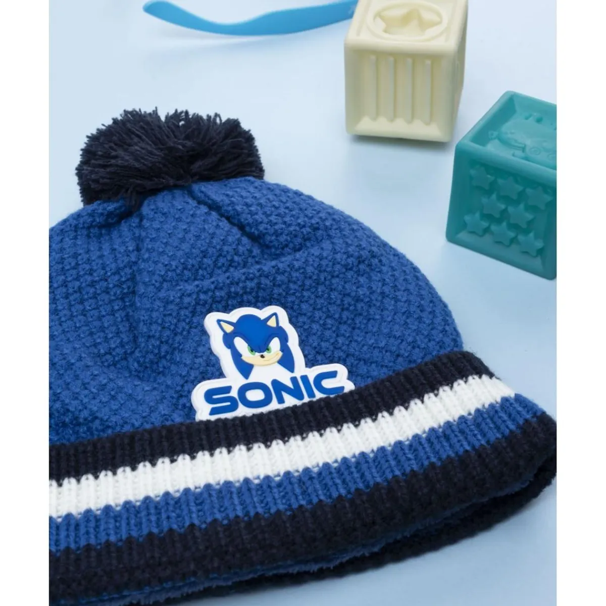 Gorro tricot azul niño – Sonic*Prenatal Outlet