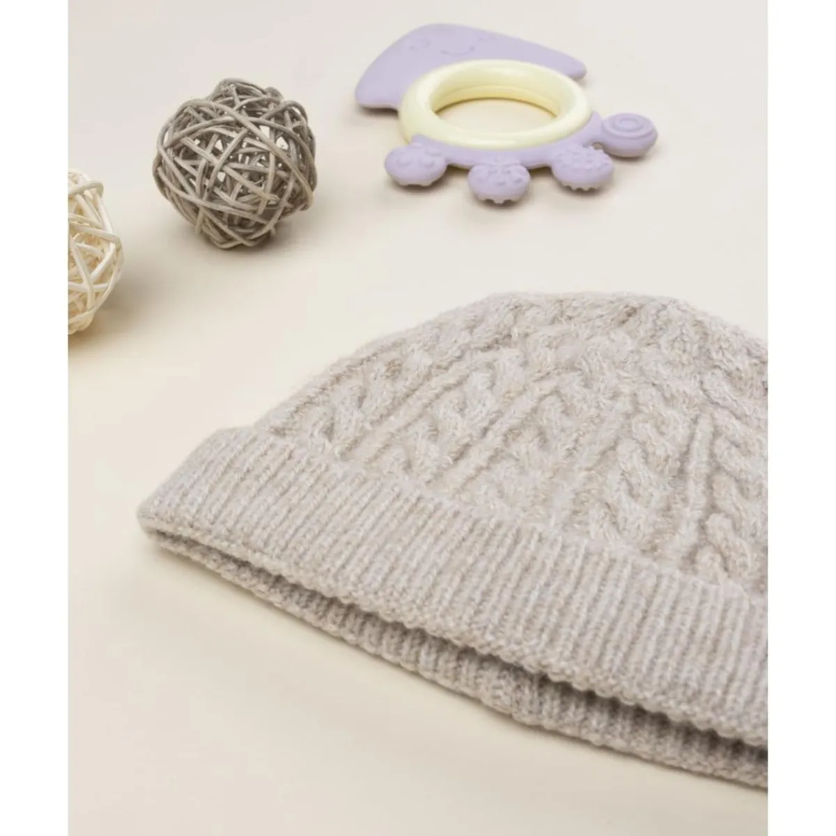 Gorro tricot de niño beige Calzado Y Accesorios·Accesorios Y Complementos