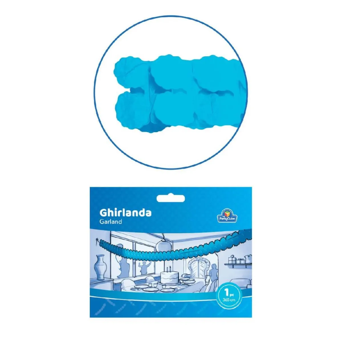 Guirnalda de papel azul*TOYS "R" US Best