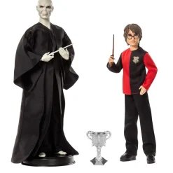Harry Potter - Pack 2 Figuras Harry potter VS Voldemort*MATTEL Discount