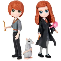 Online - Ron y Ginny - Pack 2 figuras Coleccionables Y Mini Mundos