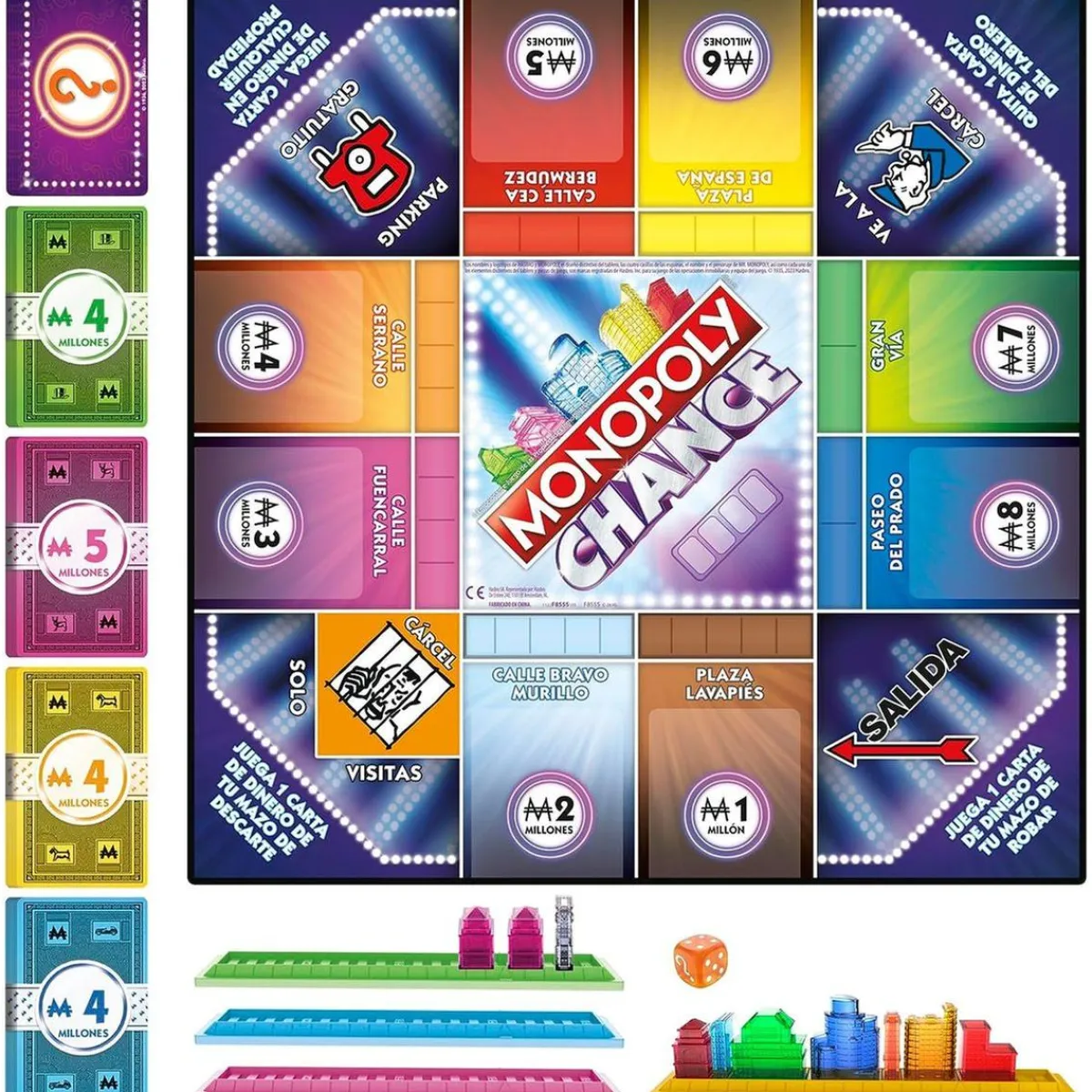 Hasbro - Juego de mesa rápido para 2 a 4 jugadores en español*FABA Hot