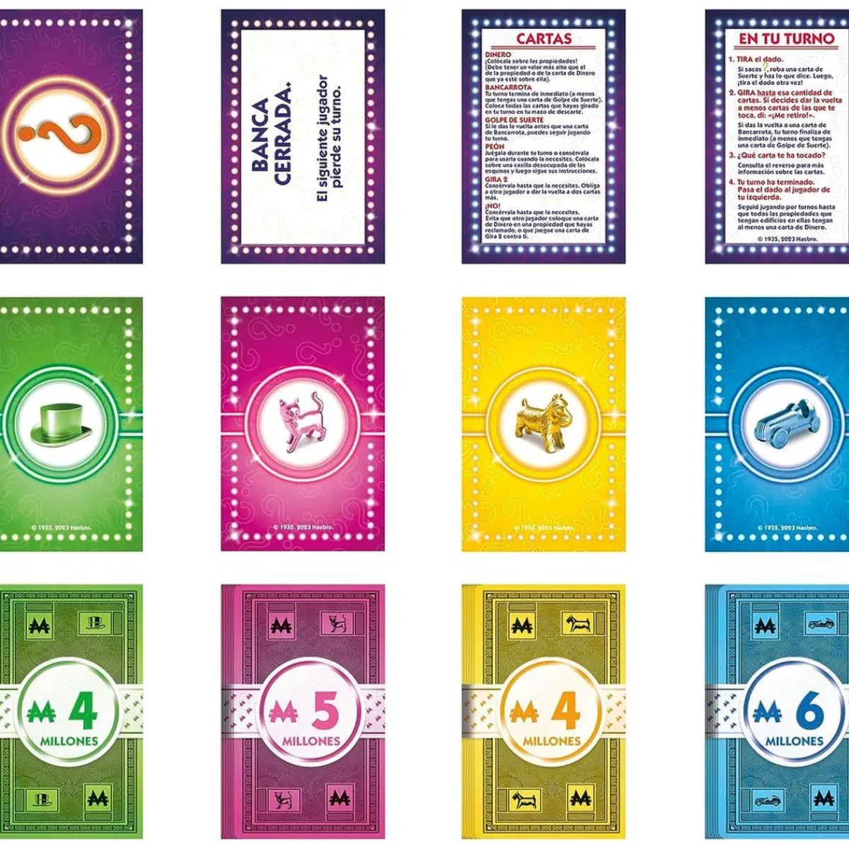 Hasbro - Juego de mesa rápido para 2 a 4 jugadores en español*FABA Hot