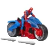Hasbro - Spider-man - Moto Arácnida Spider-Man - Set de Juego con Figura y Proyectiles ㅤ*HASBRO IBERIA New