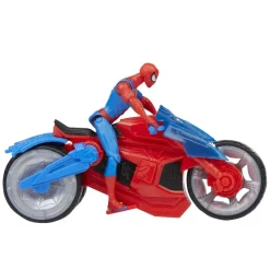 Hasbro - Spider-man - Moto Arácnida Spider-Man - Set de Juego con Figura y Proyectiles ㅤ*HASBRO IBERIA New