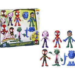 Outlet Hasbro - Spidey and his Amazing Friends - Set de Dino Heroes y Lizard Coleccionables Y Mini Mundos