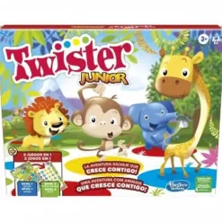 Hasbro - Twister Junior Aventura Animal: tapete doble cara, 2-4 jugadores*TOYS "R" US Sale