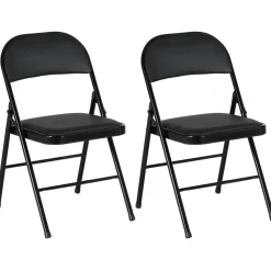 - 2 sillas plegables Negro*Homcom Online