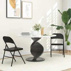 - 2 sillas plegables Negro*Homcom Online