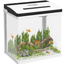 Homcom - Acuario 13L con filtro e iluminación*PawHut Online