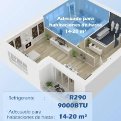 - Aire Acondicionado Portátil*Homcom Online