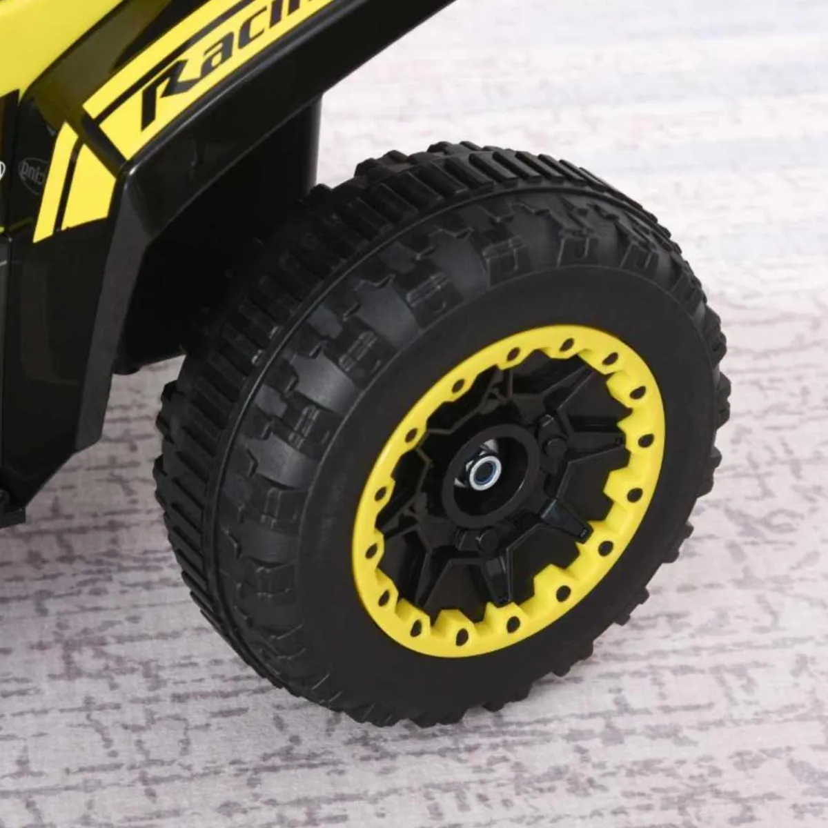 - Andador Quad Cuatrimoto Amarillo*Homcom Online