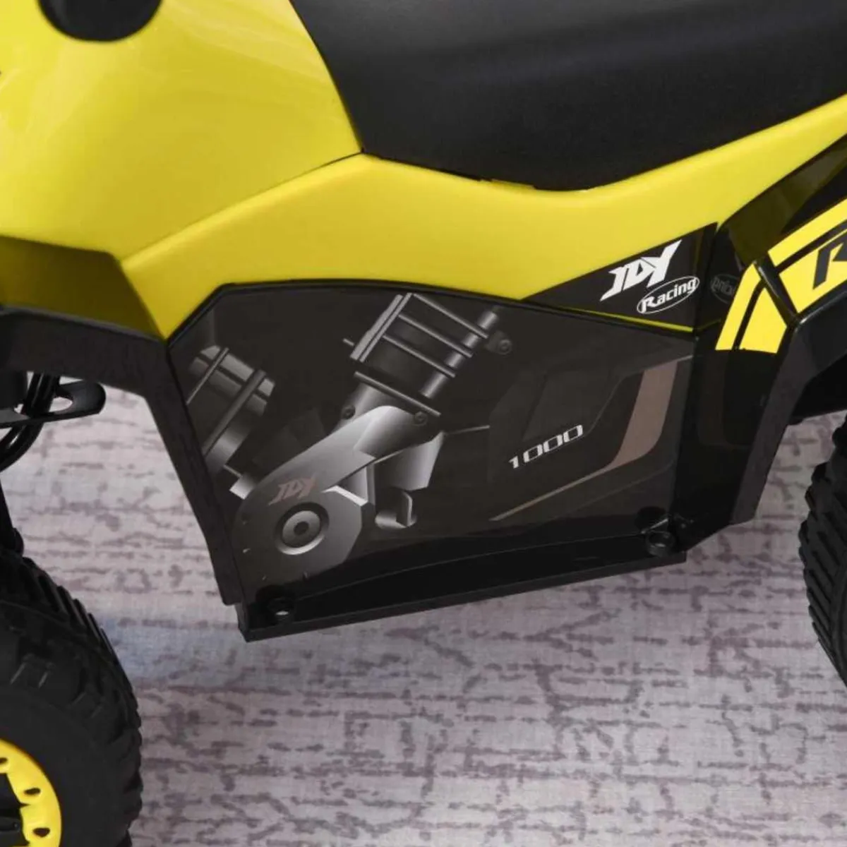 - Andador Quad Cuatrimoto Amarillo*Homcom Online