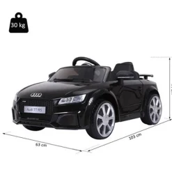 - Audi TT eléctrico negro*Homcom Discount
