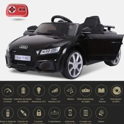 - Audi TT eléctrico negro*Homcom Discount