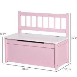 - Baúl para juguetes Madera Rosa Estilo De Vida