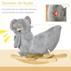 Outlet - Balancín de madera con sonidos Koala Entretenimiento·Hamacas Y Columpios