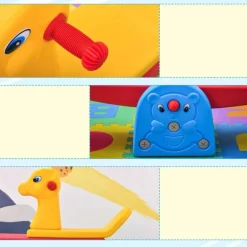 Outlet - Balancín para Niños con Respaldo Entretenimiento·Hamacas Y Columpios