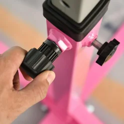 - Barra de gimnasia con altura ajustable Rosa*Homcom Sale