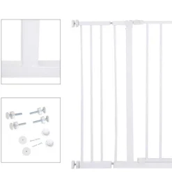 Homcom - Barrera Metálica para perro Coleccionables Y Mini Mundos