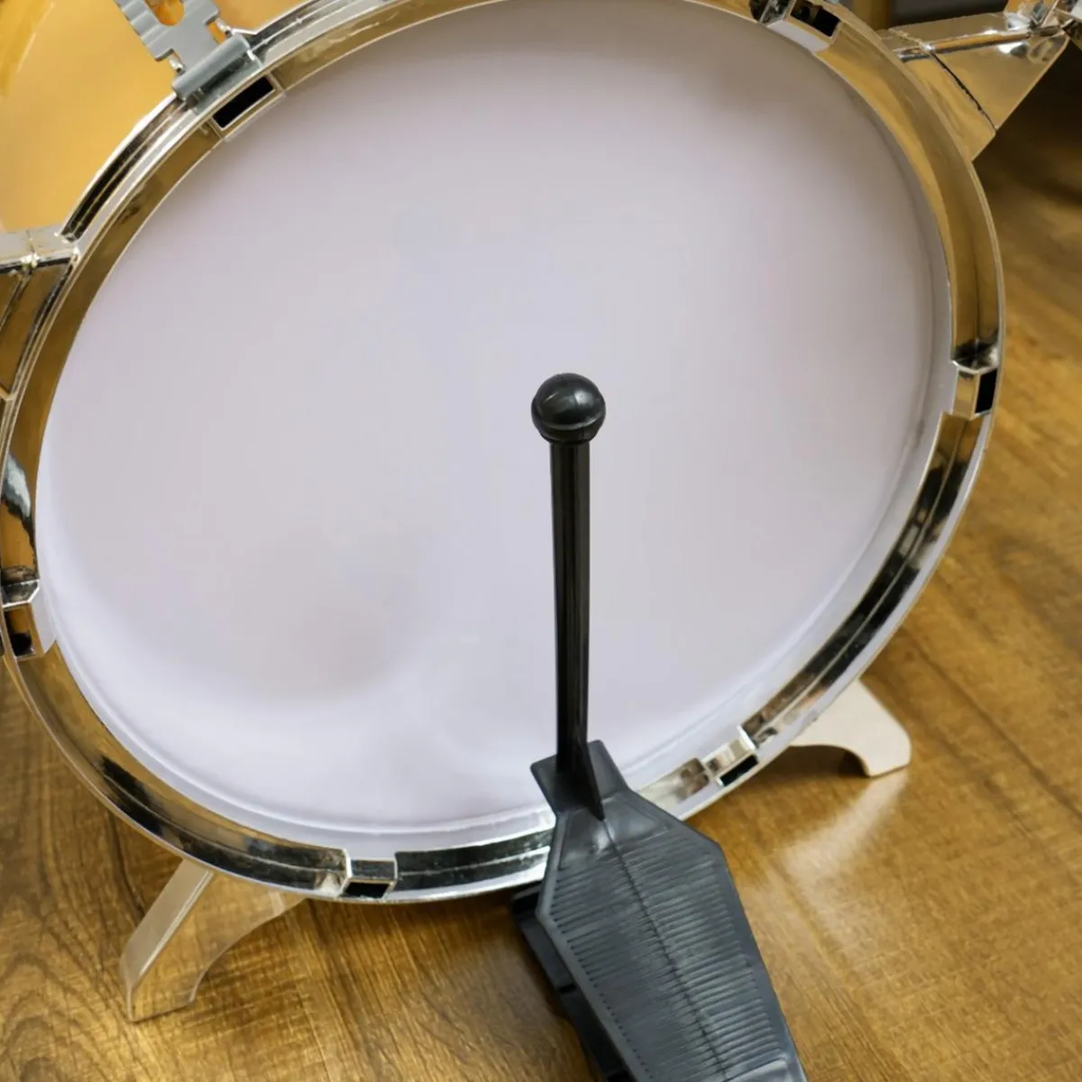 Homcom - Batería infantil 6 piezas con taburete Dorado*AIYAPLAY Outlet