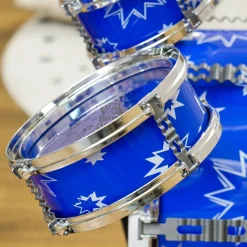 Homcom - Batería infantil 7 piezas con taburete Azul*AIYAPLAY Discount